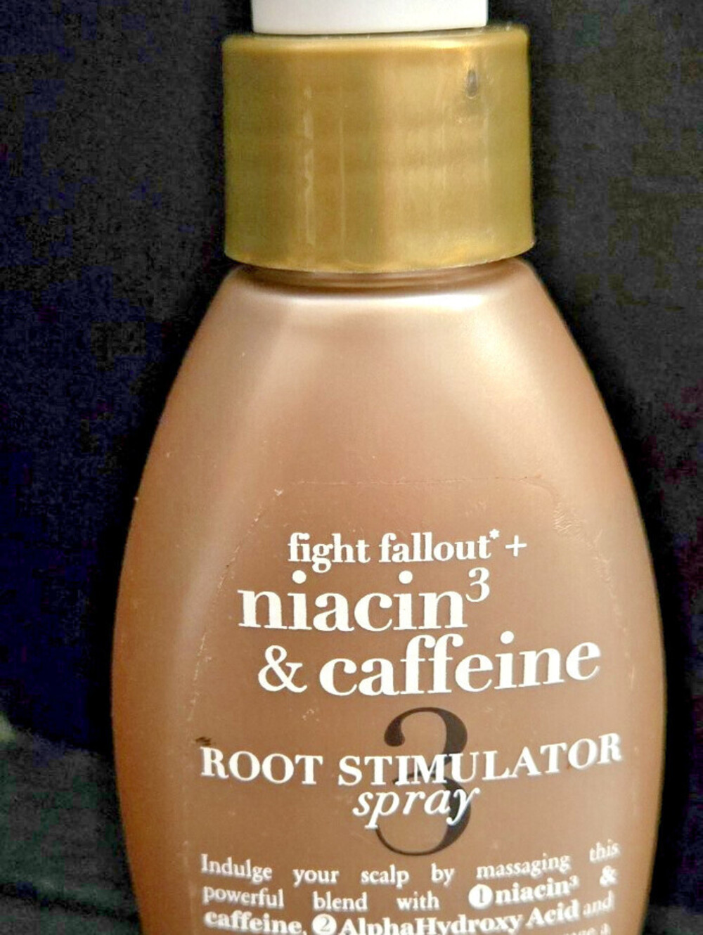 new OGX Fight Fallout + Niacin & Caffeine Root Stimulator Spray, 4 Fl oz - NEW